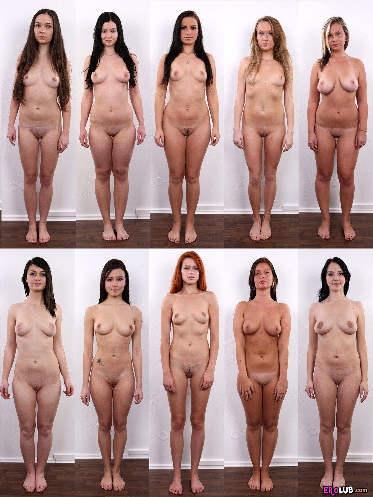 Много голых женщин кастинг (58 фото)