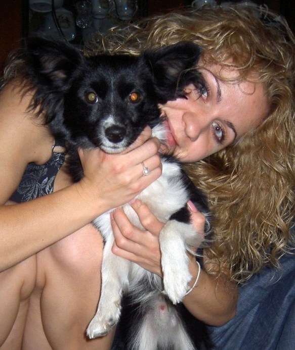 Фото с песиком. P.S Киска тоже есть!